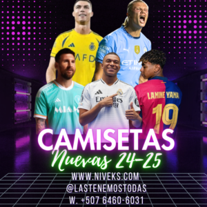 CAMISETAS DE FUTBOL