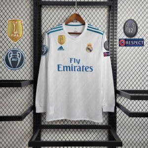 Real Madrid Retro 17-18 Manga Larga