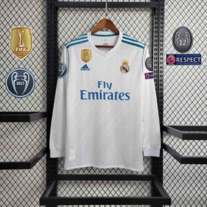 Real Madrid Retro 17-18 Manga Larga