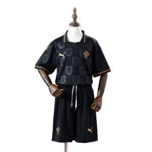 Camiseta Negra Portugal 2026 Niños