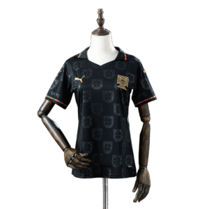 Camiseta Negra Portugal 2026 Mujer