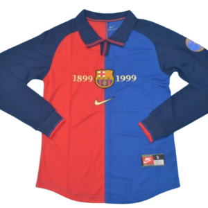 Barcelona Retro 99-00 Manga Larga 100th Aniversario