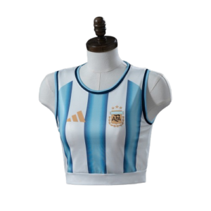 Camiseta Argentina Crop Top Mundial 2026