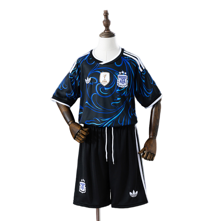 argentina2daniño_20262 Camiseta Negra Argentina Mundial 2026 Niños